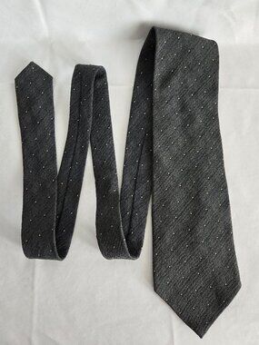 Hugo Boss Silk Necktie | Grey Tone-on-Tone
